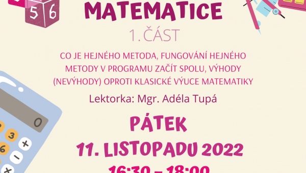 WEBINÁŘ O HEJNÉHO MATEMATICE